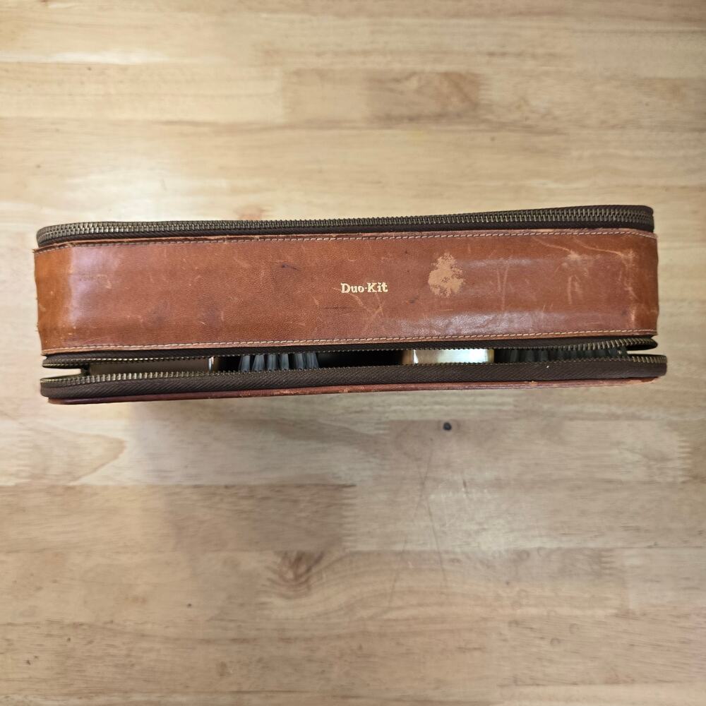 Vintage Mens Travel Toiletry Vanity Grooming Case Bag - Picture 5 of 10